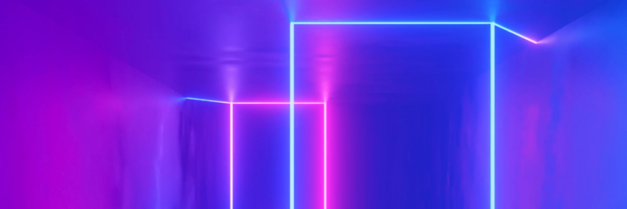 Blue and pink lines abstract