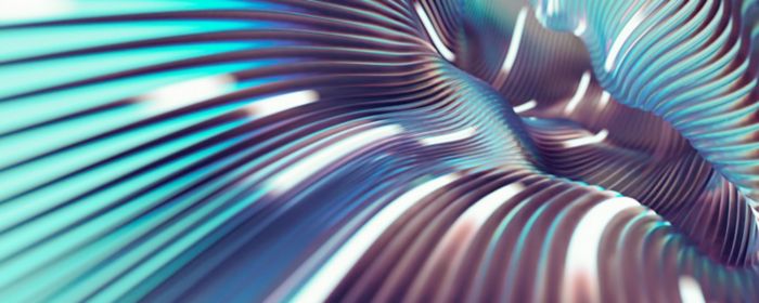 Blue and purple light trails