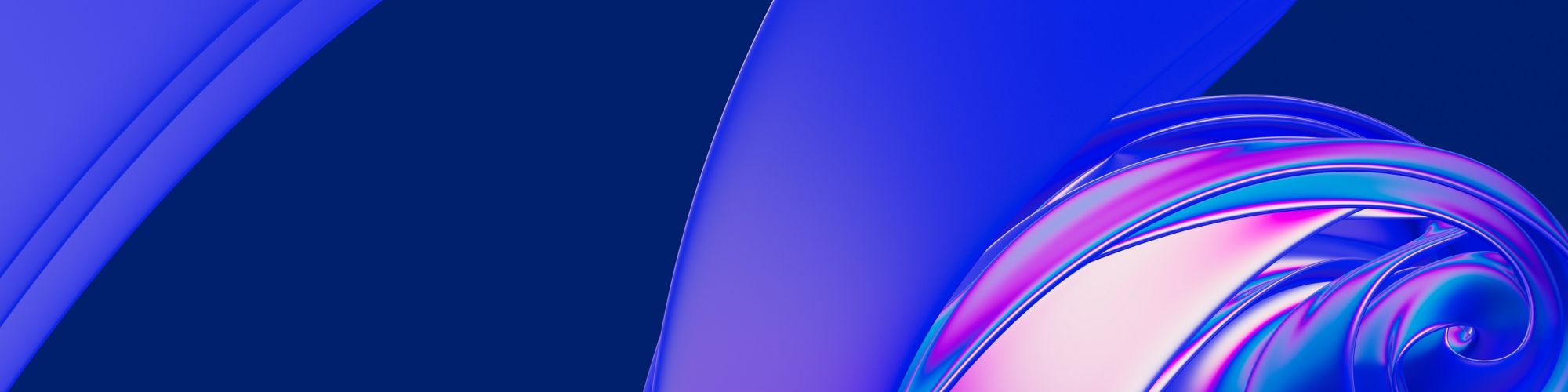 Blue and purple lines over dark blue background