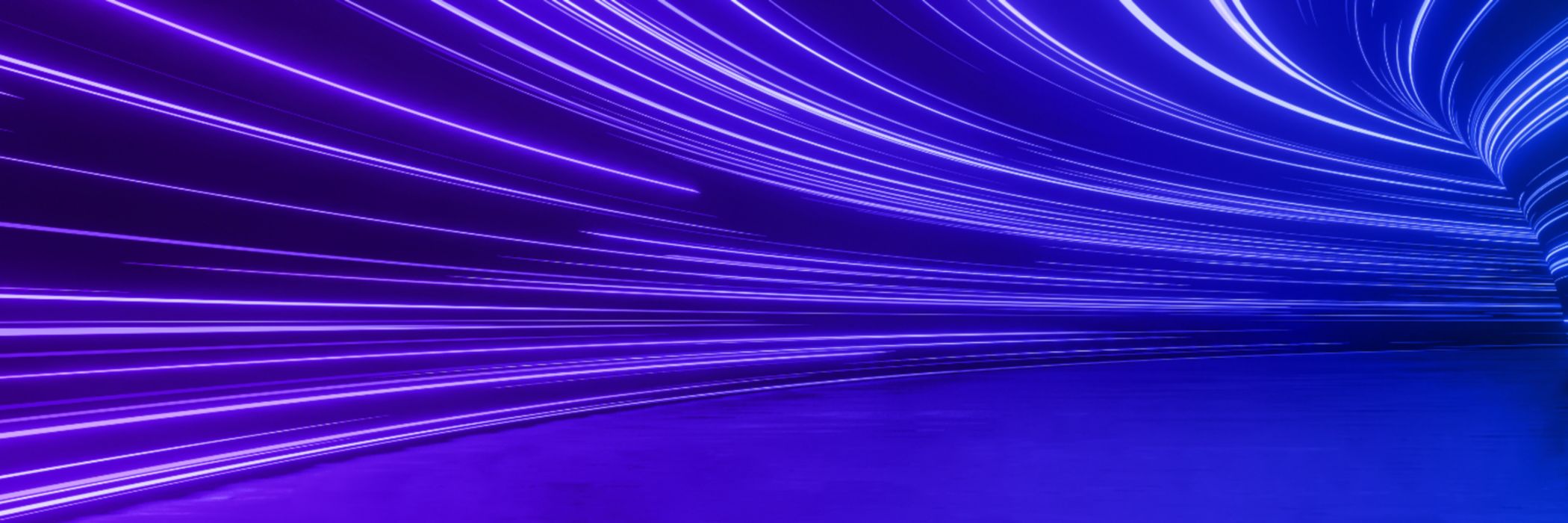 Abstract purple curved lines with a dark background