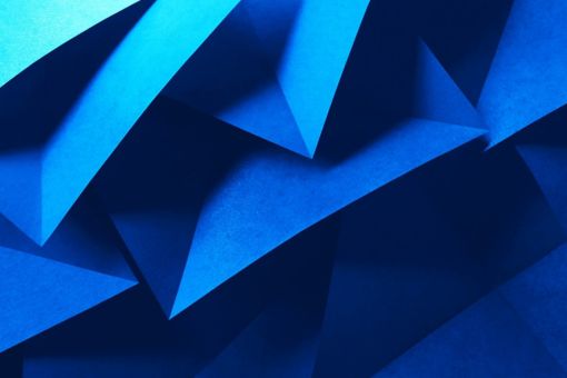 Blue paperfolds