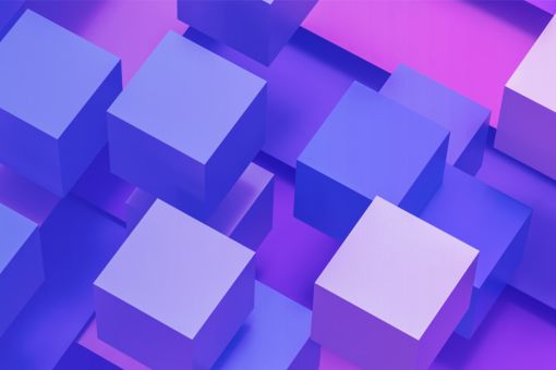 Blue purple box gradient