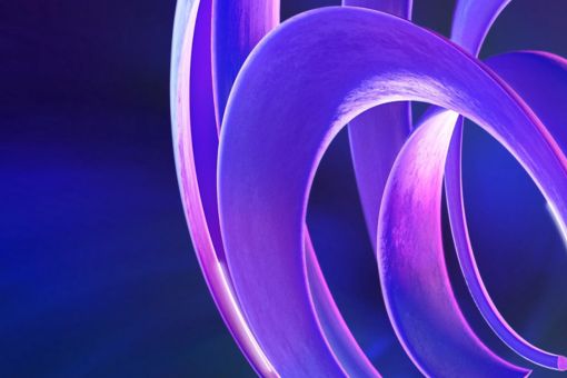 blue purple circular abstract