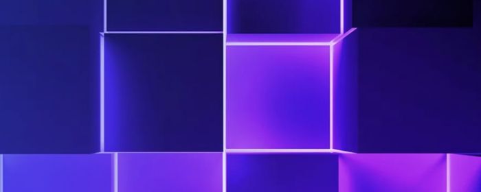 Blue and purple squares