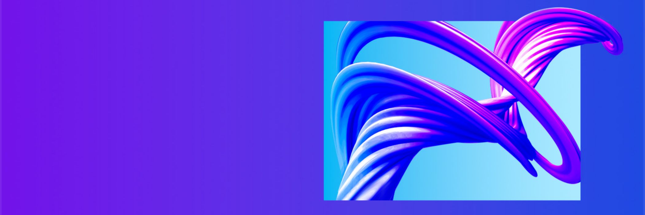 Blue purple swirly abstract