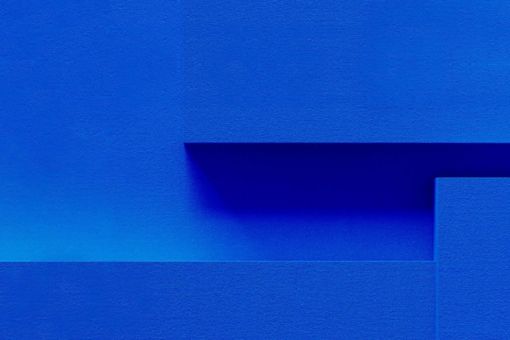 Formes abstraites rectangle bleu