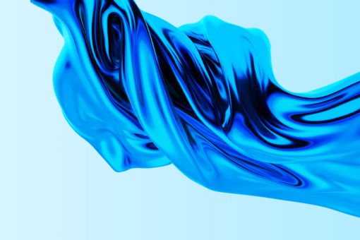 Blue wavy abstract
