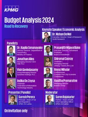 Budget Analysis 2024 KPMG Sri Lanka   Budget 2024 Panelists