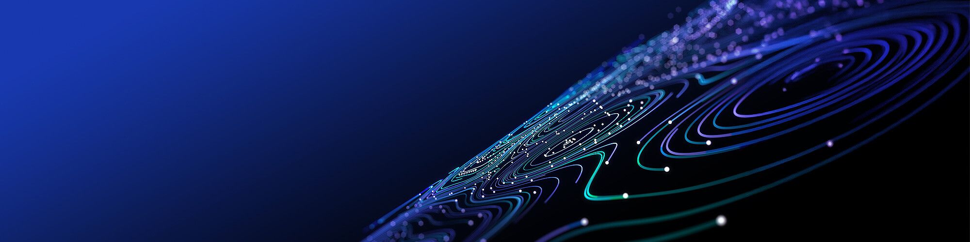 Bunte Linien auf dunklem Hintergrund