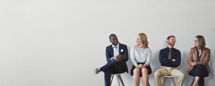 Business people sitting together