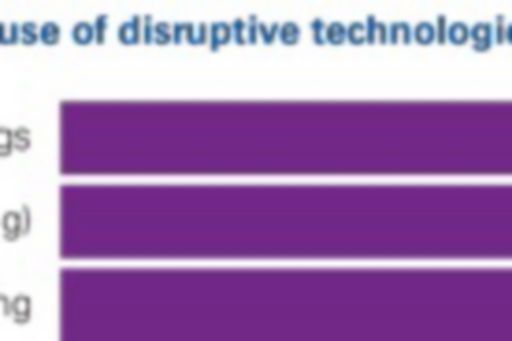 Your organization currently make use of disruptive technologies.