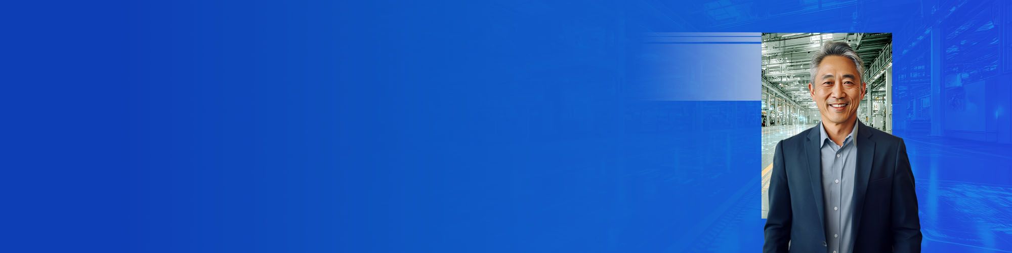 man standing and smiling