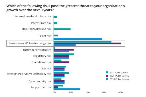CEO Outlook risk bar graph