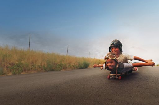 Changing Futures - Customer - children on skateboard