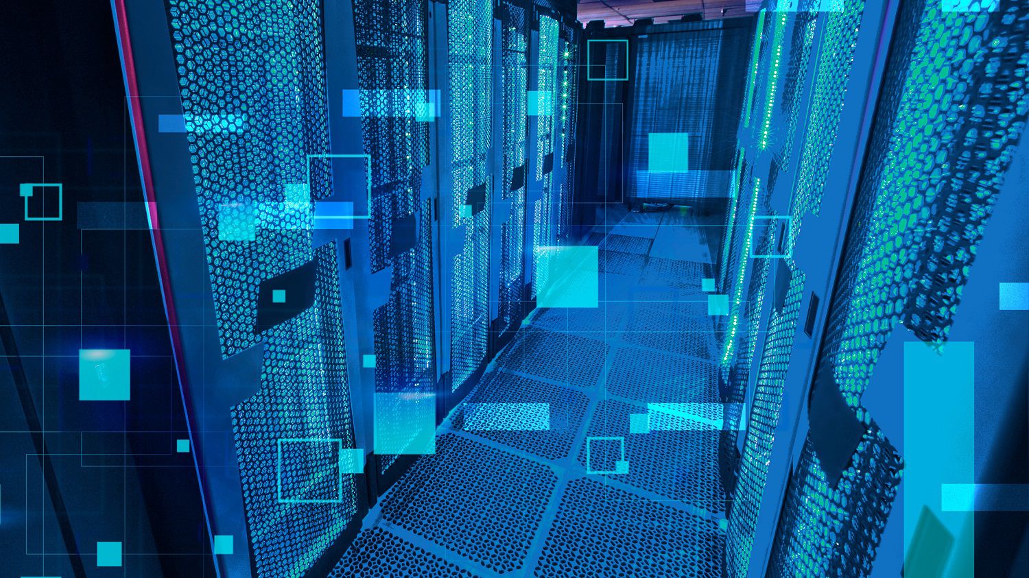 NCCS Discover Supercomputer. Original from NASA. Digitally enhan