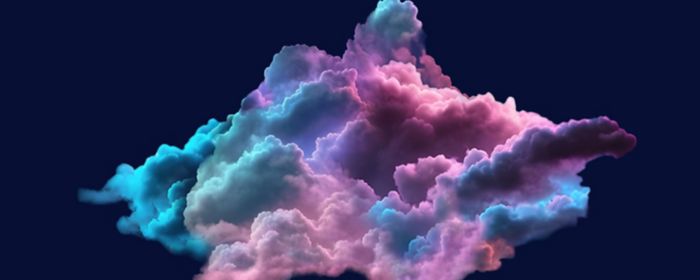 Colorful cloud