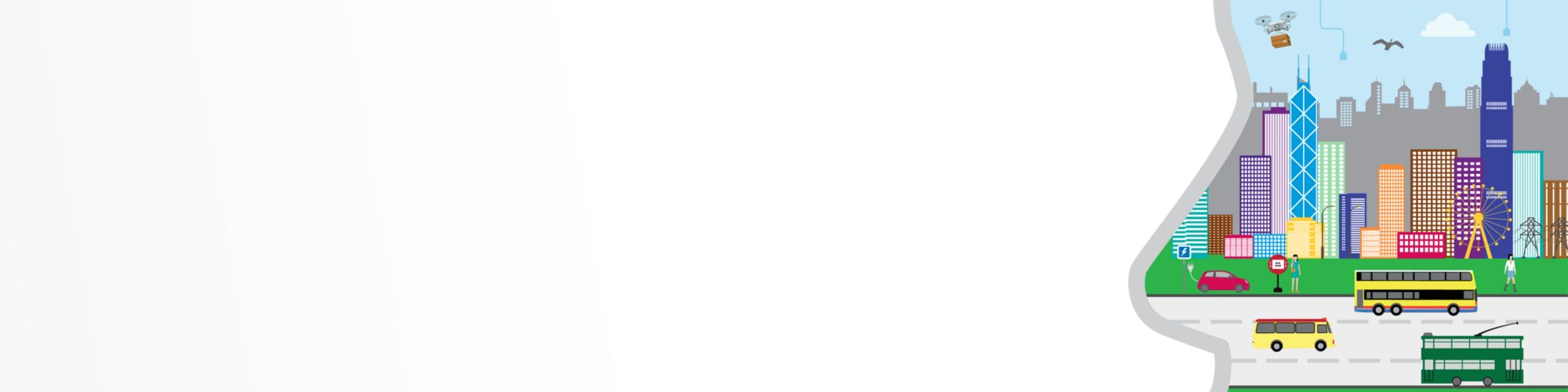 Hong Kong city skyline