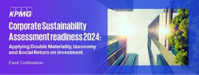 Corporate Sustainability Assessment Readiness 2024 KPMG Thailand   Corporate Sustainability Assessment Readiness 2024 Banner