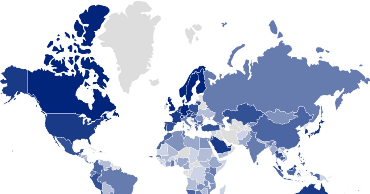 2017 Change Readiness Index heat map - KPMG Taiwan