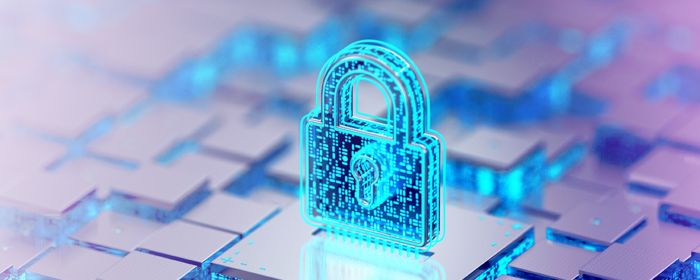 cybersecurity padlock