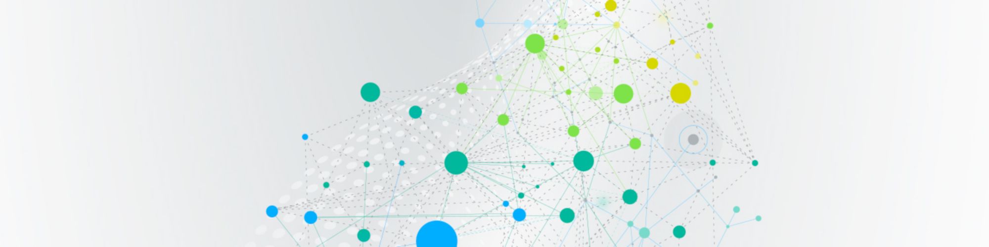 connected colourful dots