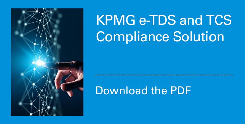 KPMG e-TDS & TCS Compliance Solution download brochure