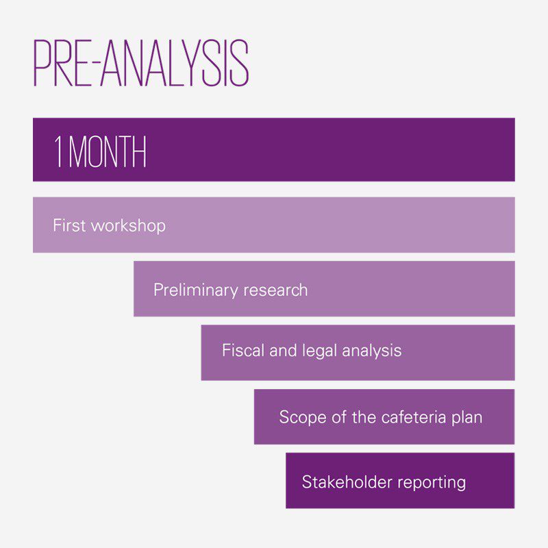 Pre-analysis phase of implementation flexible reward tool