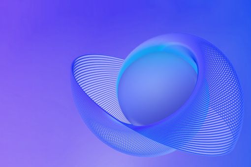 purple blue ball