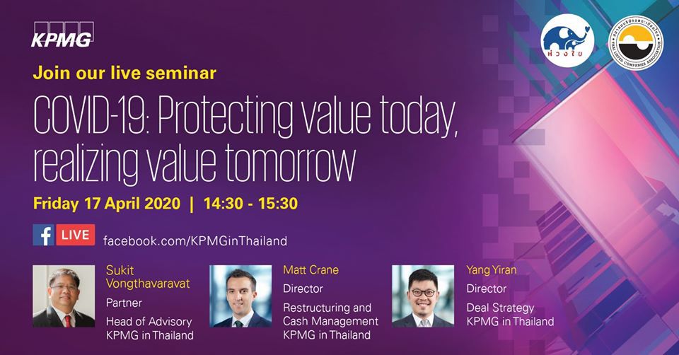 COVID-19: Protecting value today, realizing value tomorrow