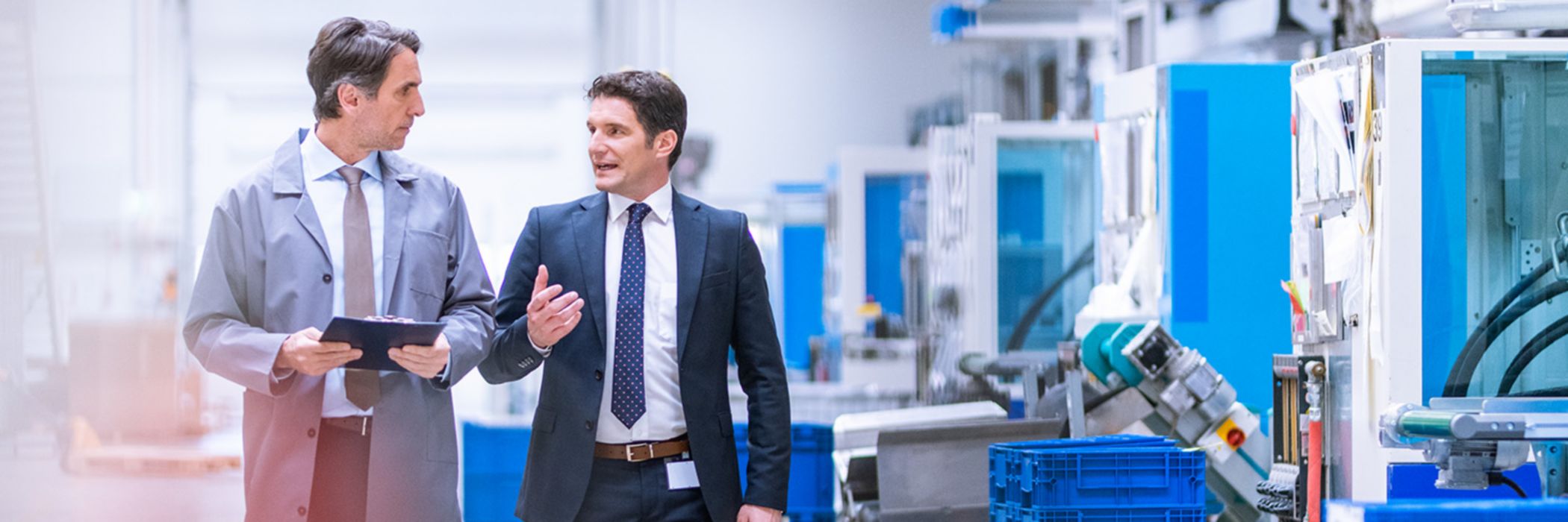 Mitarbeiter in Fertigung