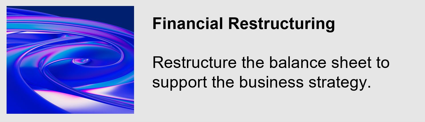 financial restructuring