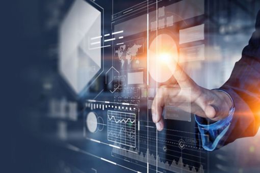 finger tabbing on virtual screen 