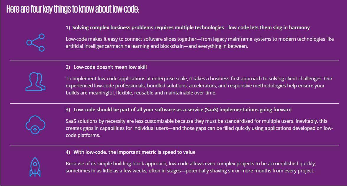 Four key things to know about Low Code