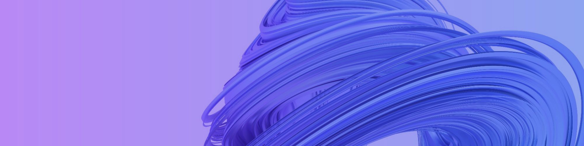 purple graphic swirl on blue background