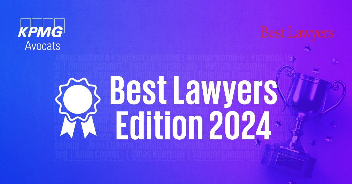 KPMG Avocats classé par Best Lawyers 2024