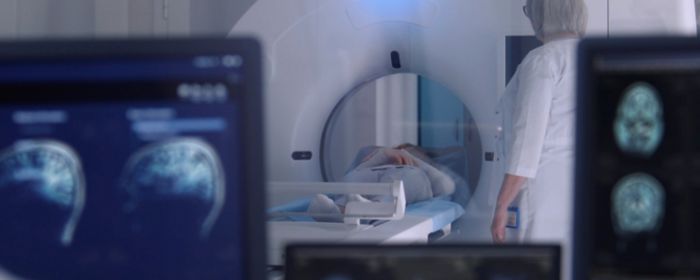 Woman in MRI