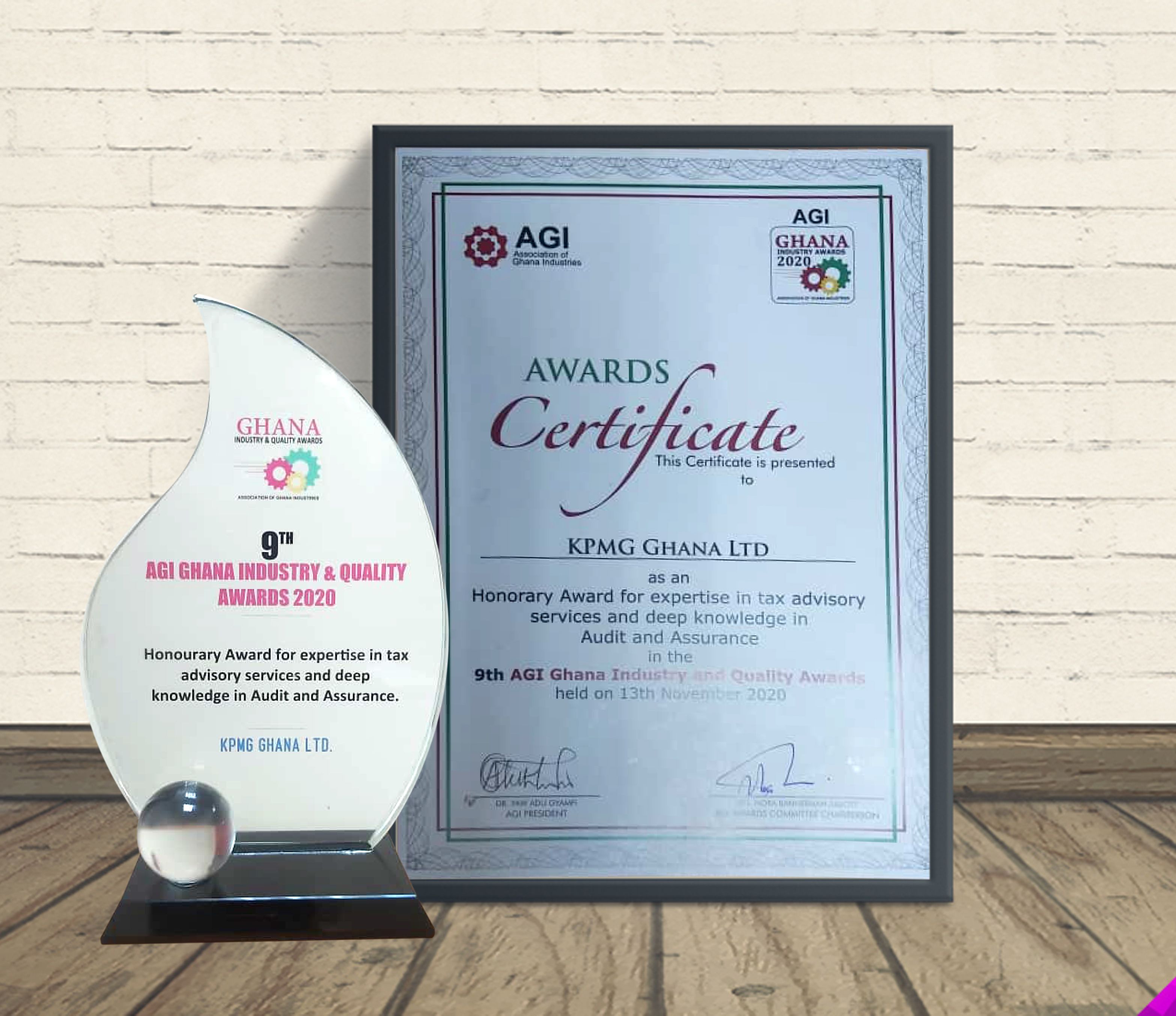 KPMG in Ghana wins Honorary Award