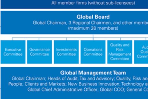Global council hierarchy illustration