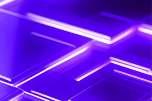 glowing purple boxes
