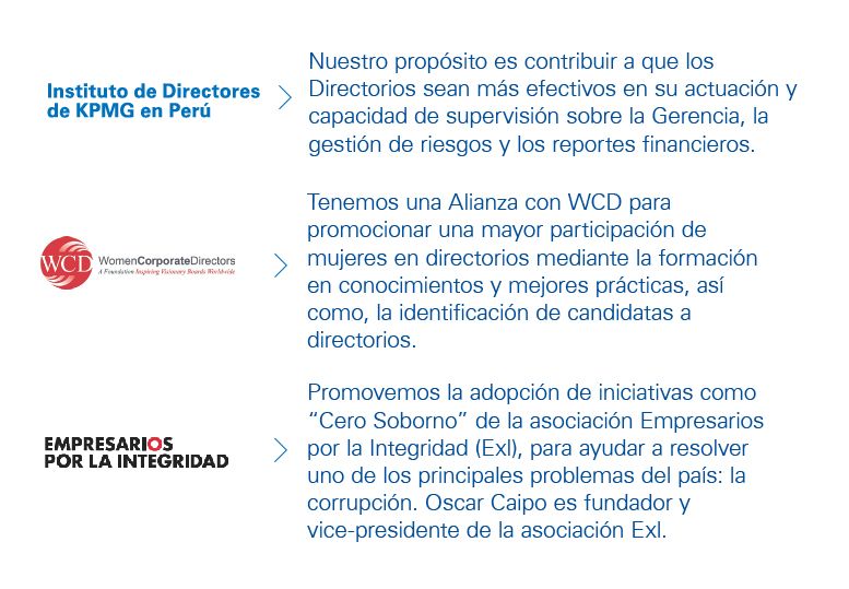 Buenas prácticas de Gobierno Corporativo, Diversidad e Integridad