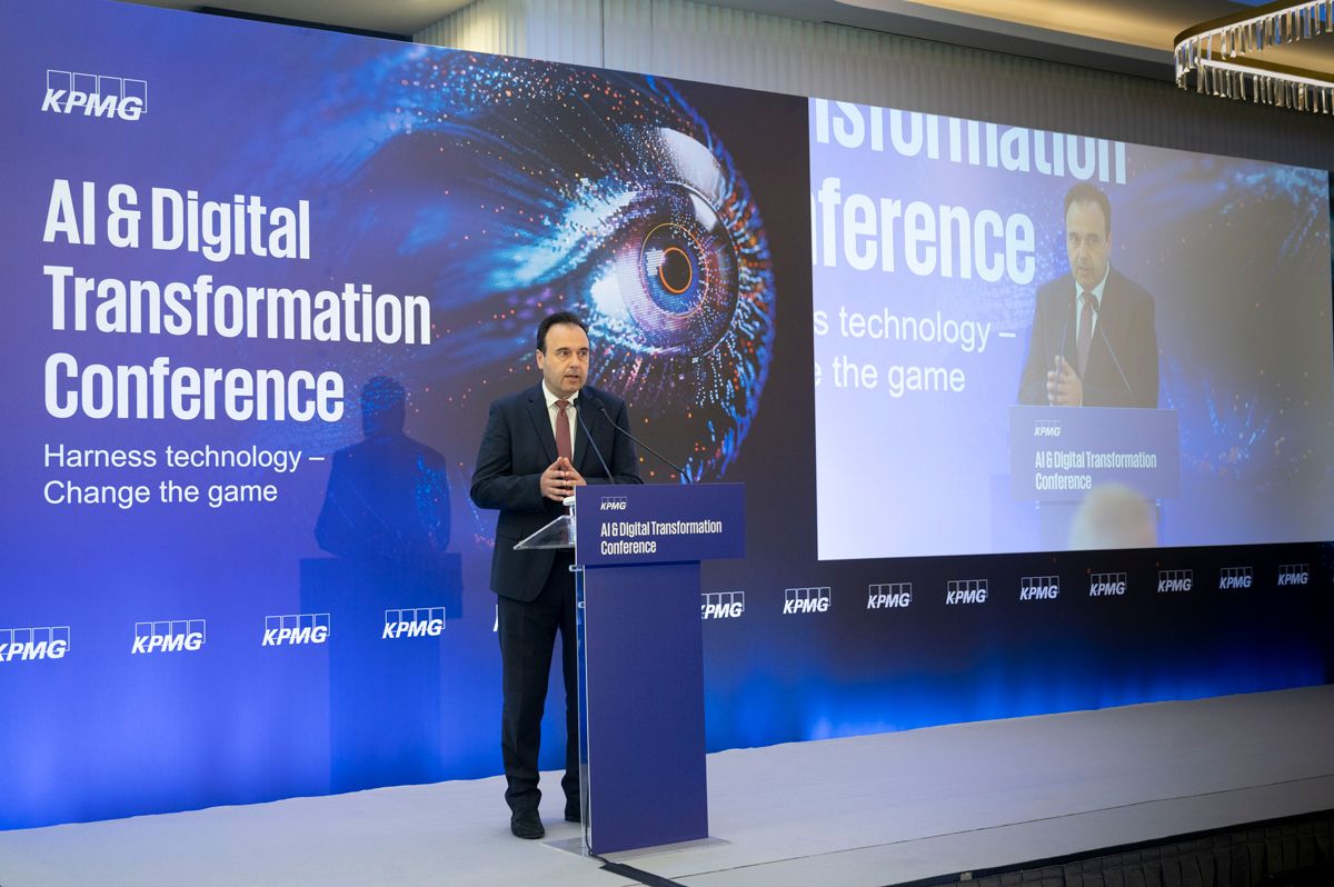 dimitris papastergiou at 1st ai & digital transformation conference