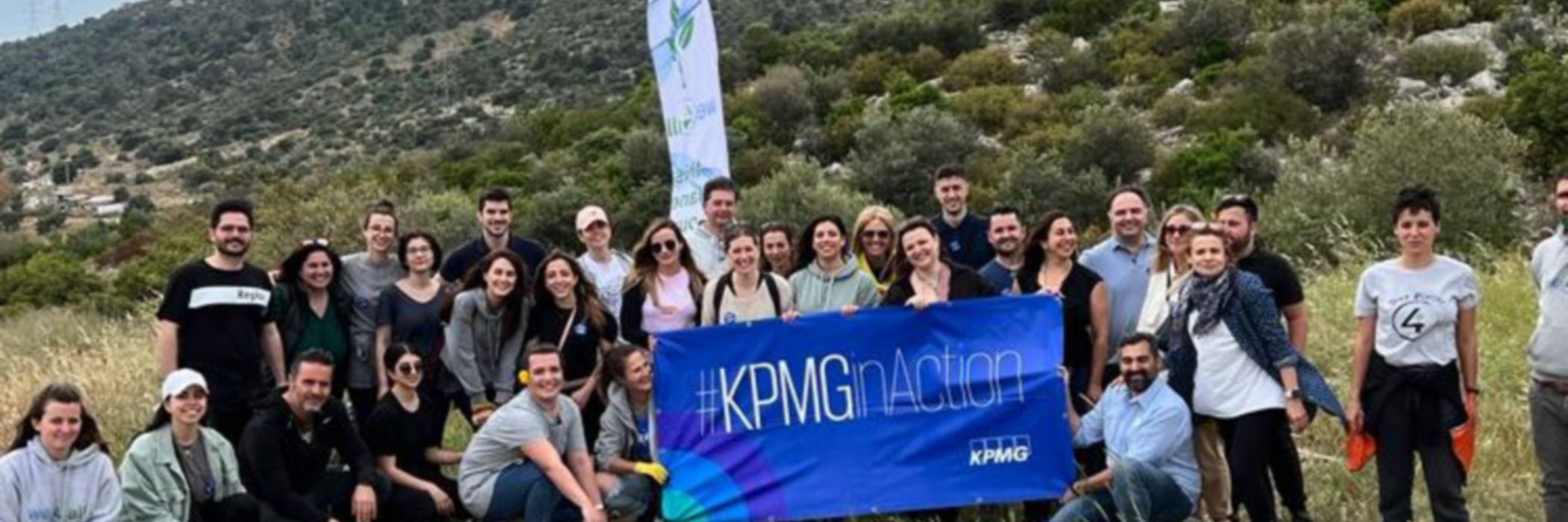 Δεντροφύτευση σε Αττική και Εύβοια με την υποστήριξη της KPMG