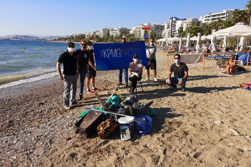 csr palaio faliro beach cleaning