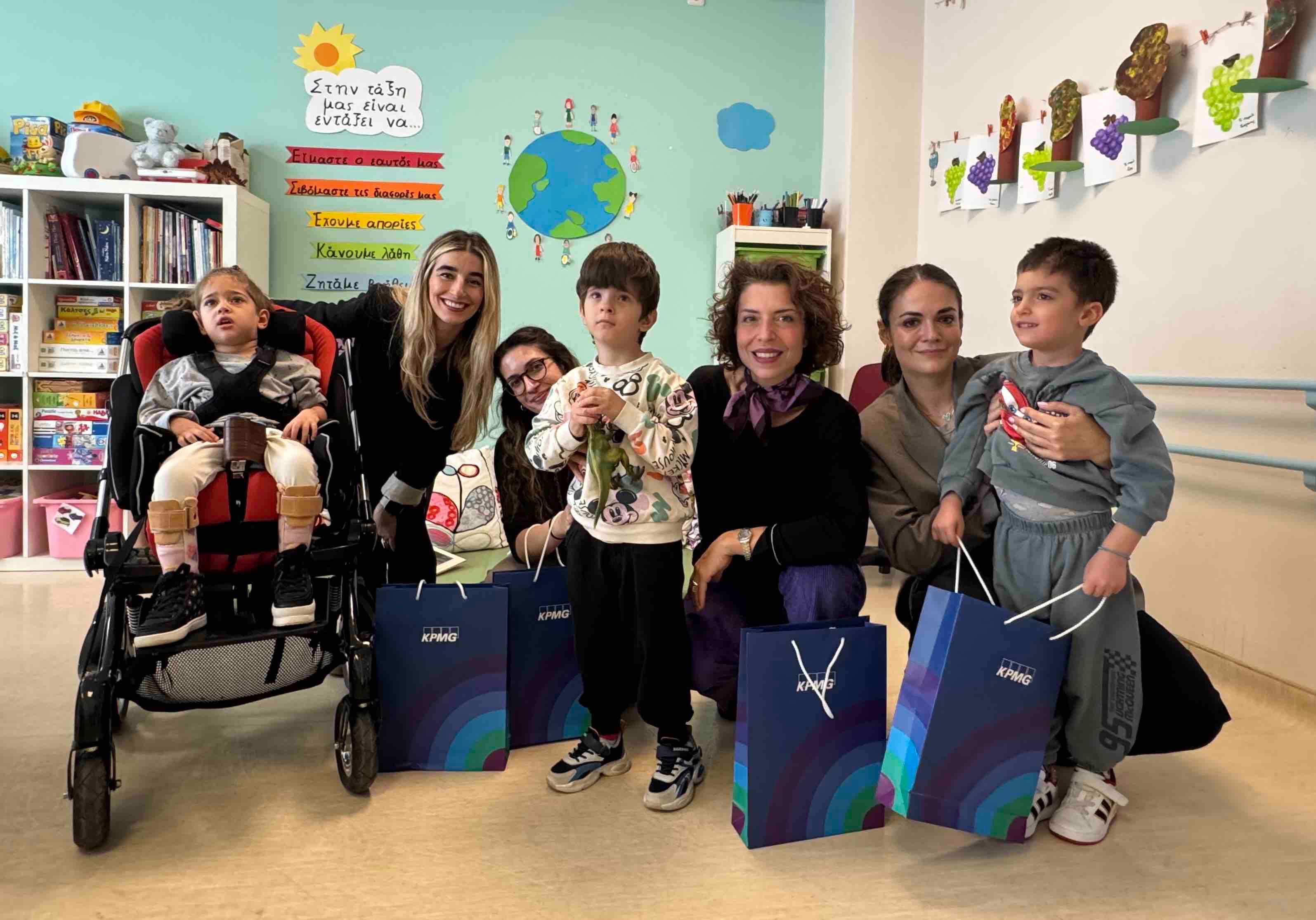 kpmg employees visit elepap athens