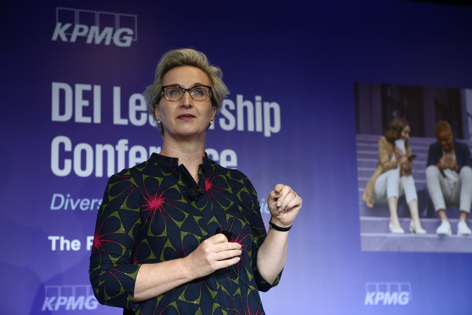 Niven Postma speaking at KPMG DEI Conference