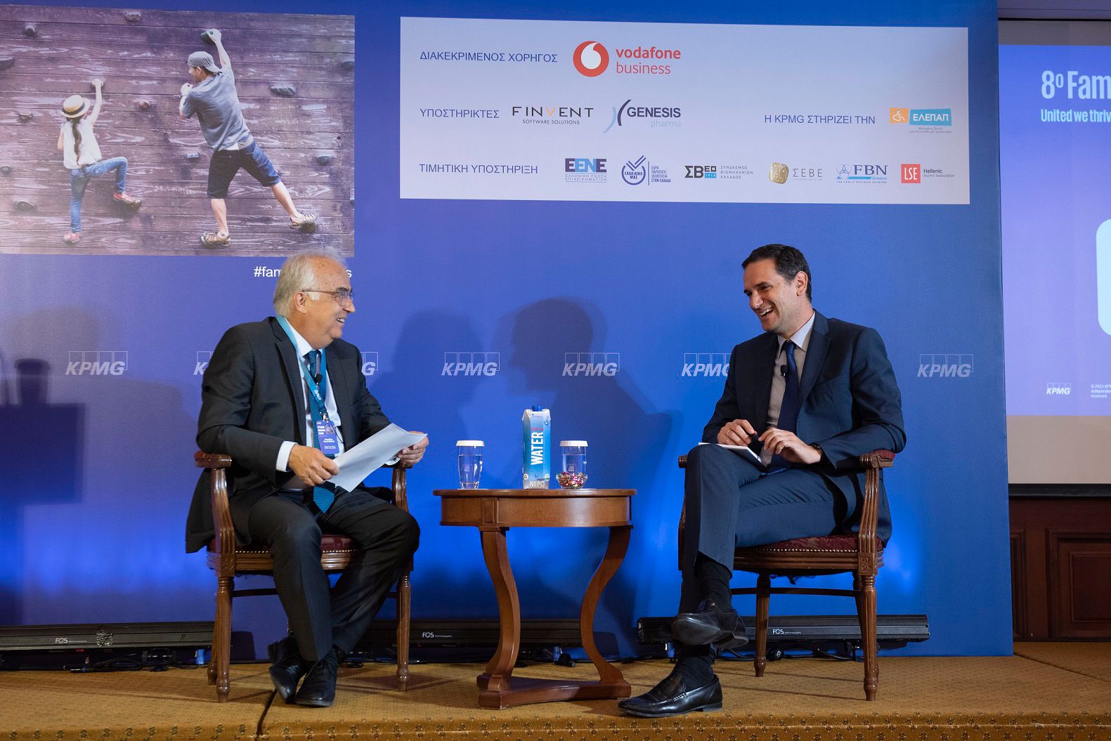 fireside chat between evangelos apostolakis and alexandros kikizas at 8th family business forum