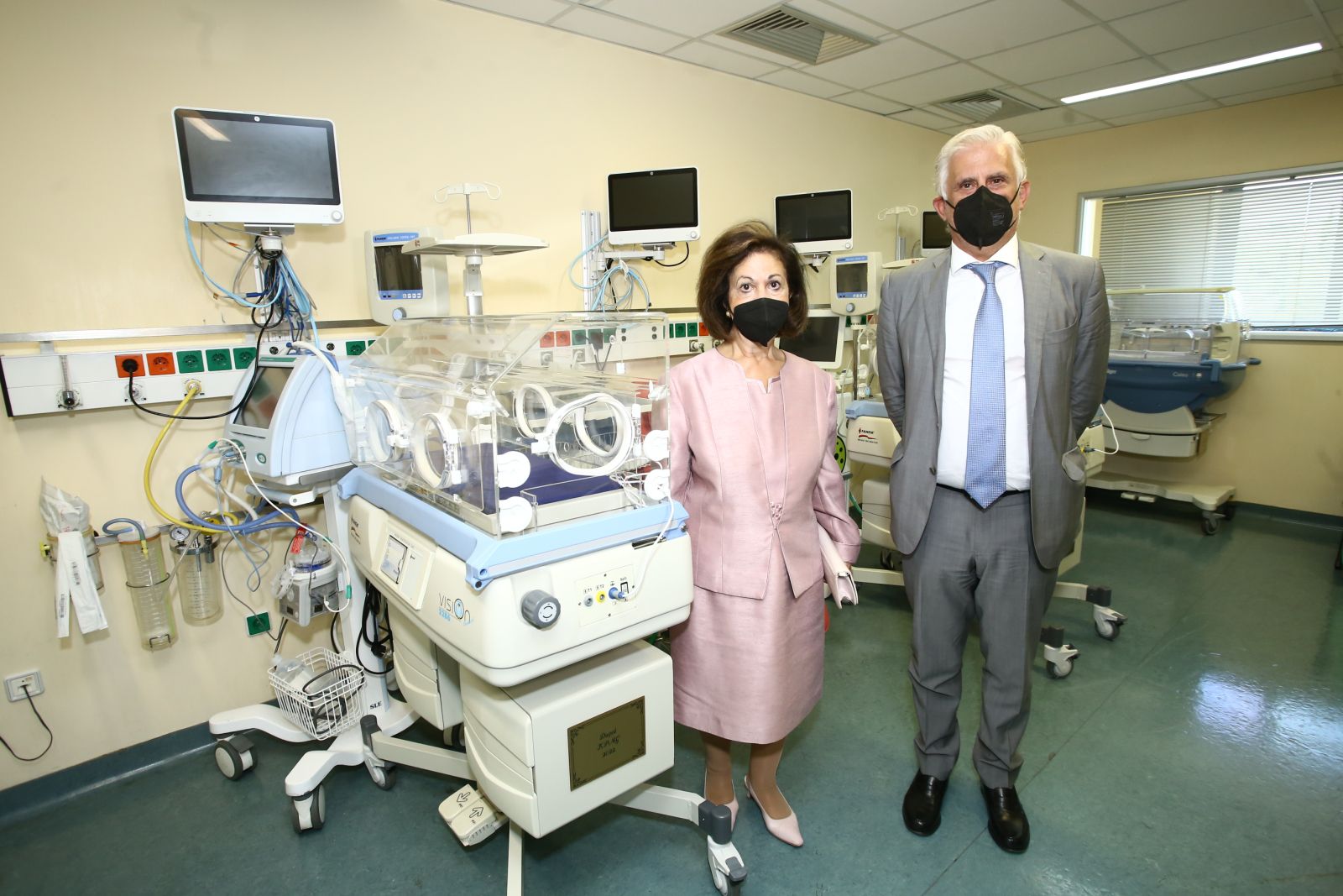 φωτογραφία της ιδρύτριας του ΑΒΥ, Πριγκίπισσα Αικατερίνη και Νίκος Βουνισέας, Senior Partner, KPMG