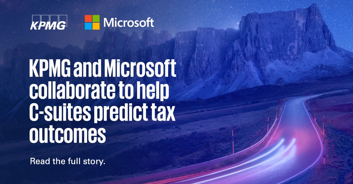 KPMG and Microsoft Collaboration banner