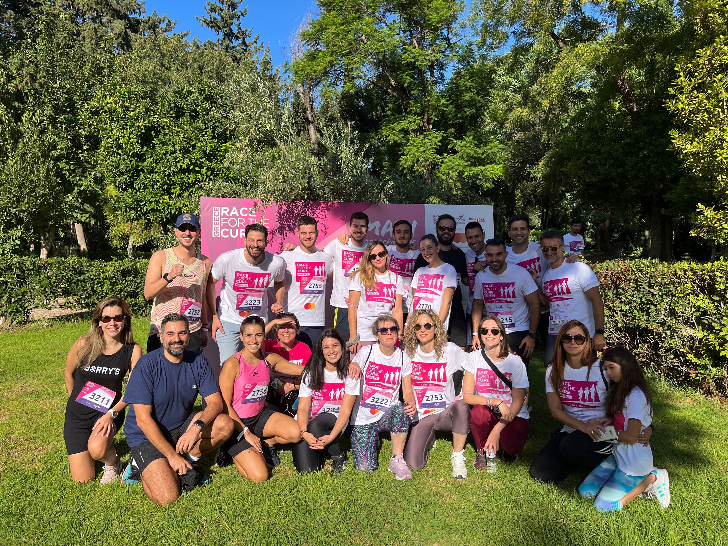 kpmg employees in greece race for the cure