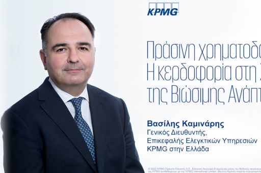 Βασίλης Καμινάρης, Γενικός Διευθυντής, Επικεφαλής Ελεγκτικών Υπηρεσιών, KPMG στην Ελλάδα